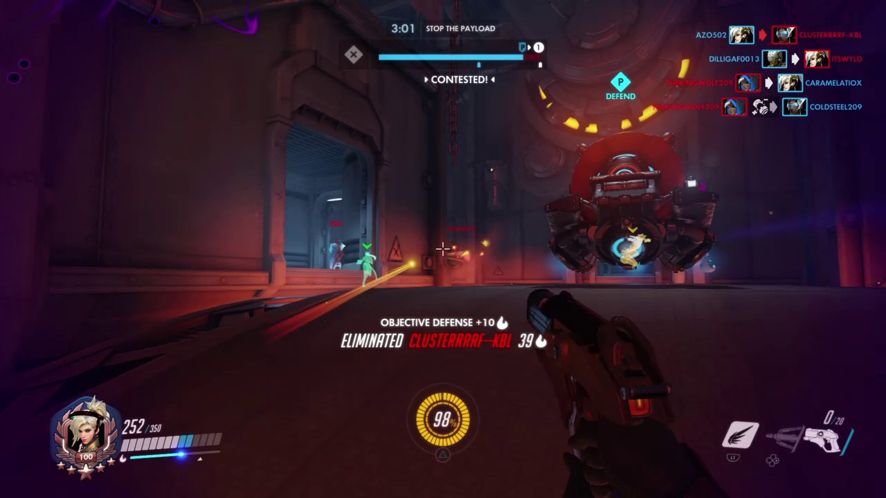 Overwatch:Mercy voice line MEDIC wait,thats me