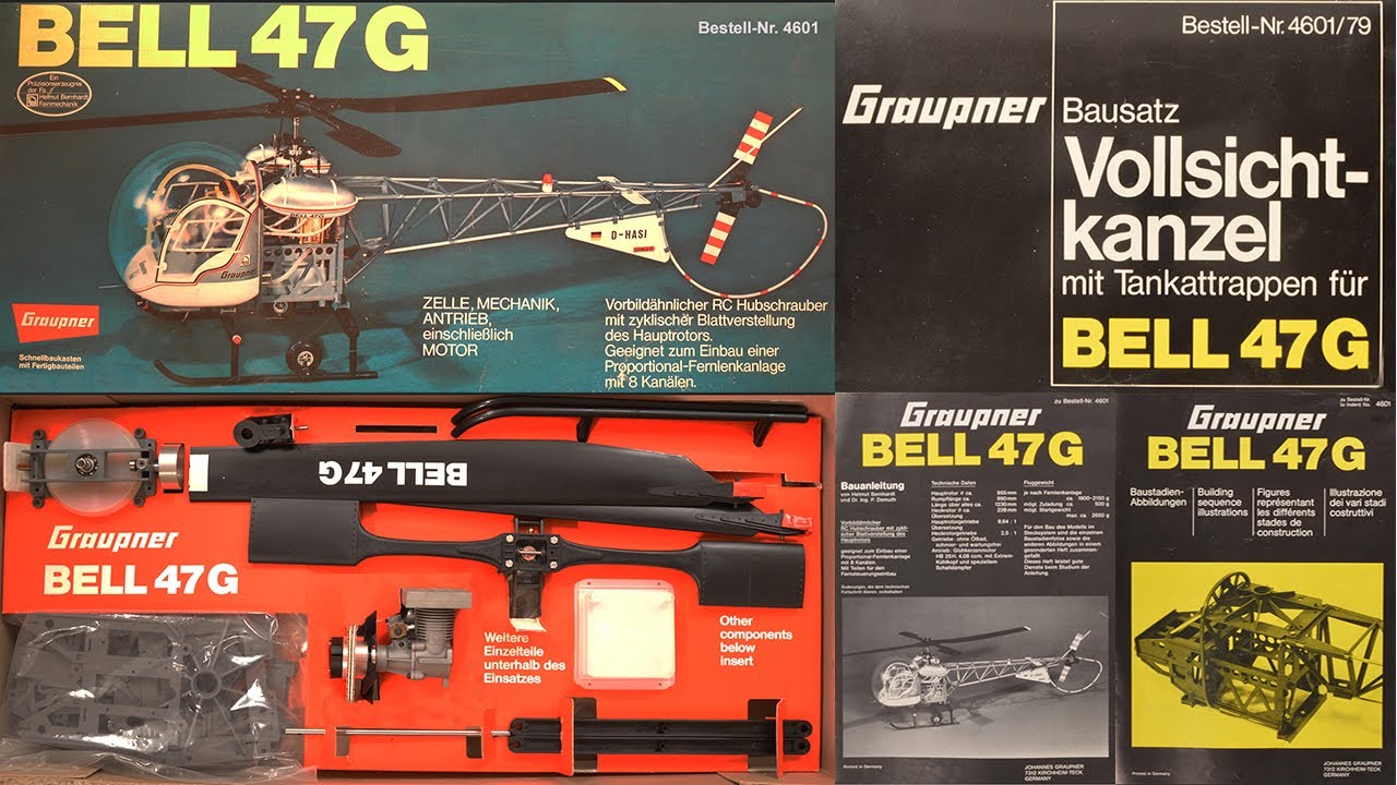 Hubschrauber Graupner Bell 47 G Bestell-Nr. 4601