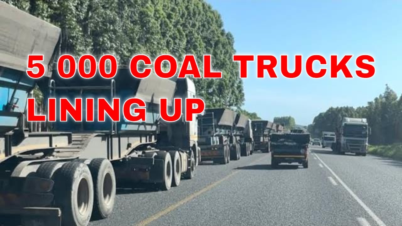 Coal Trucks blocking N2 Highway near Richards Bay