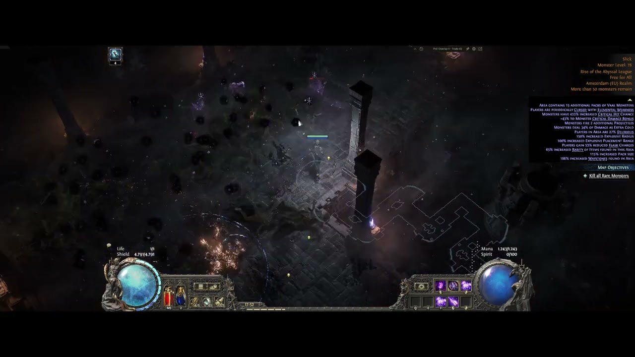 Pathfinder Hexblast 200% rarity, 60% ms