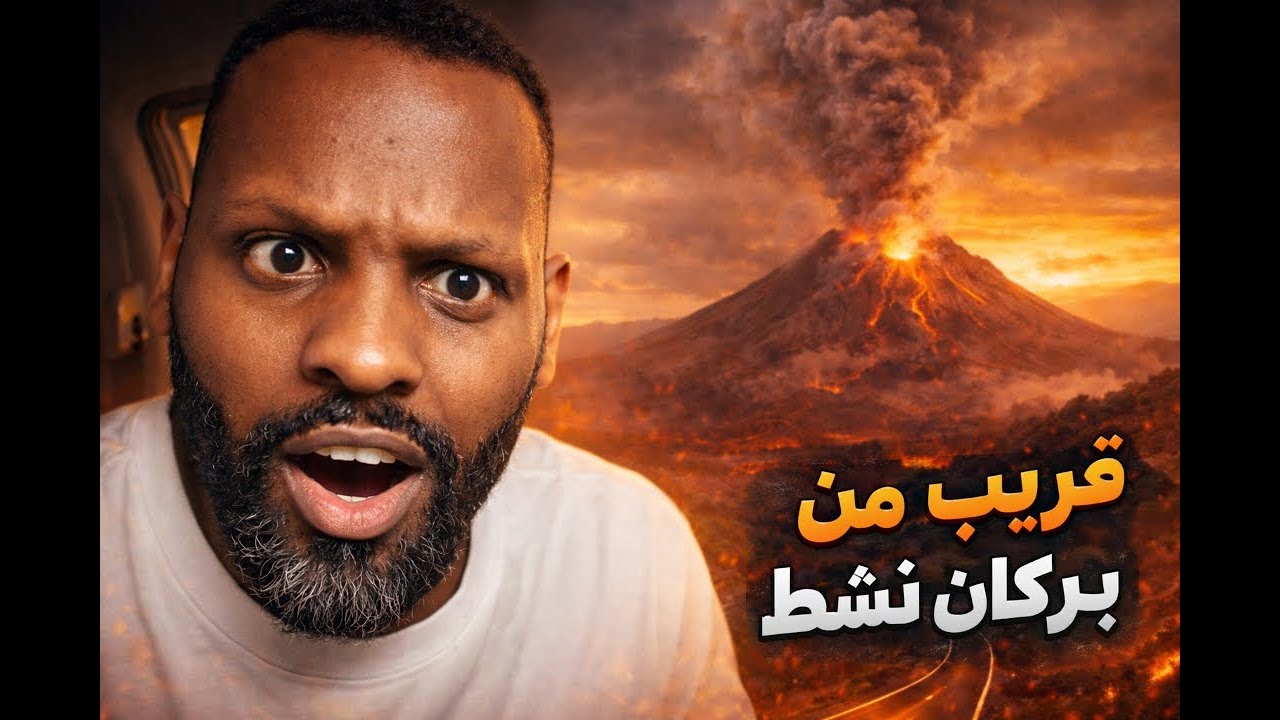 فلوق #51 | قريب من بركان نشط 🌋… لحظة توتر ما كانت بالحسبان!
