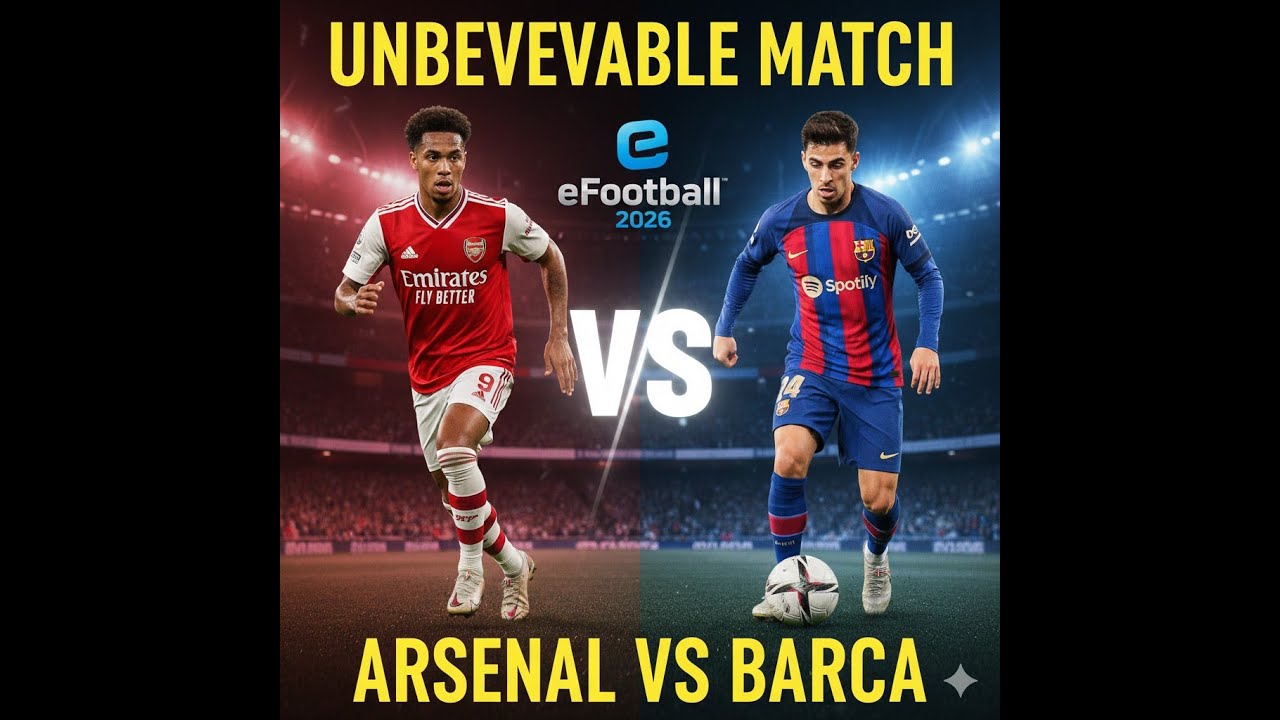 Arsenal SHOCK Barcelona! 😱 eFootball 2026 Epic Gameplay