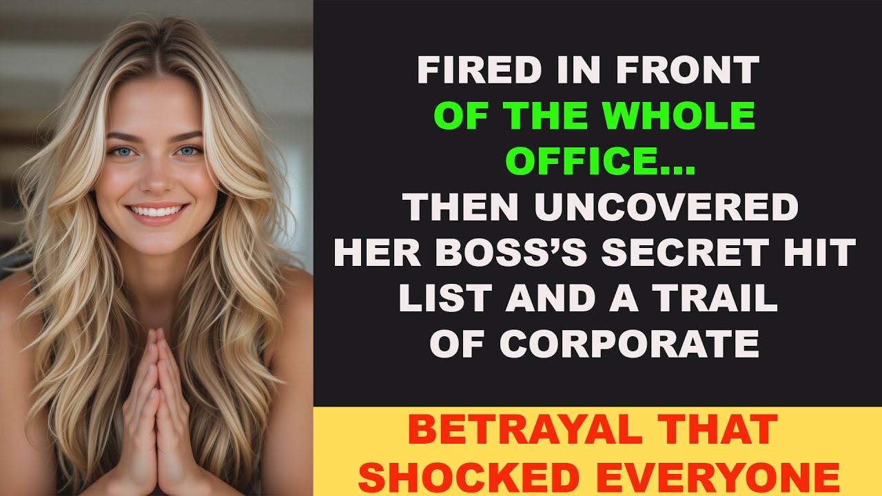 Fired in Front of Everyone—Then She Exposed the Truth | redditstory
