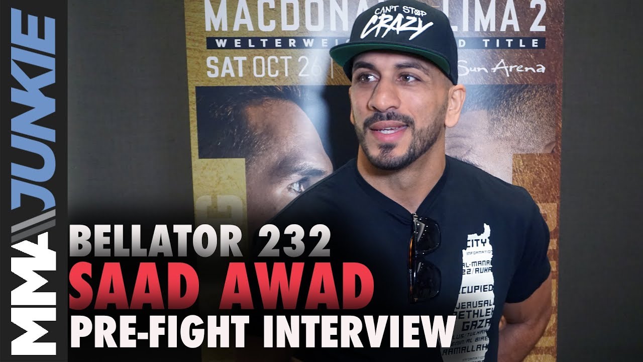 Bellator 232  Saad Awad full pre fight interview