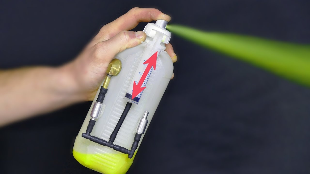 How to Make BIG Air Paint Spray Gun DIY