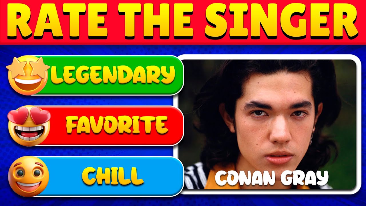 RATE THE SINGER - 2026 Most Popular Singers | Music Quiz