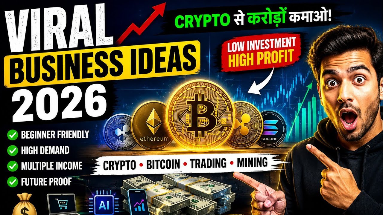 Viral Business Ideas 2026 | Crypto Business, Bitcoin, AI & Online Income | Yahoo Finance Mosaic