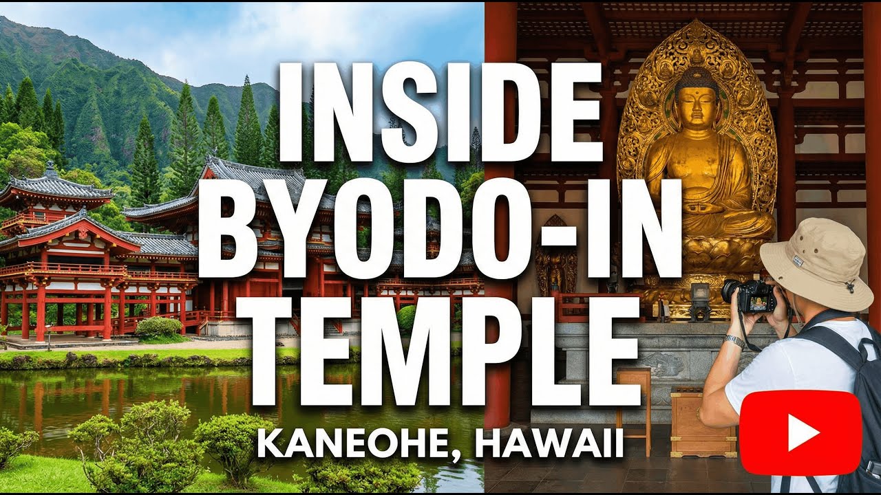 Inside Byodo-In Temple - Kaneohe, Hawaii