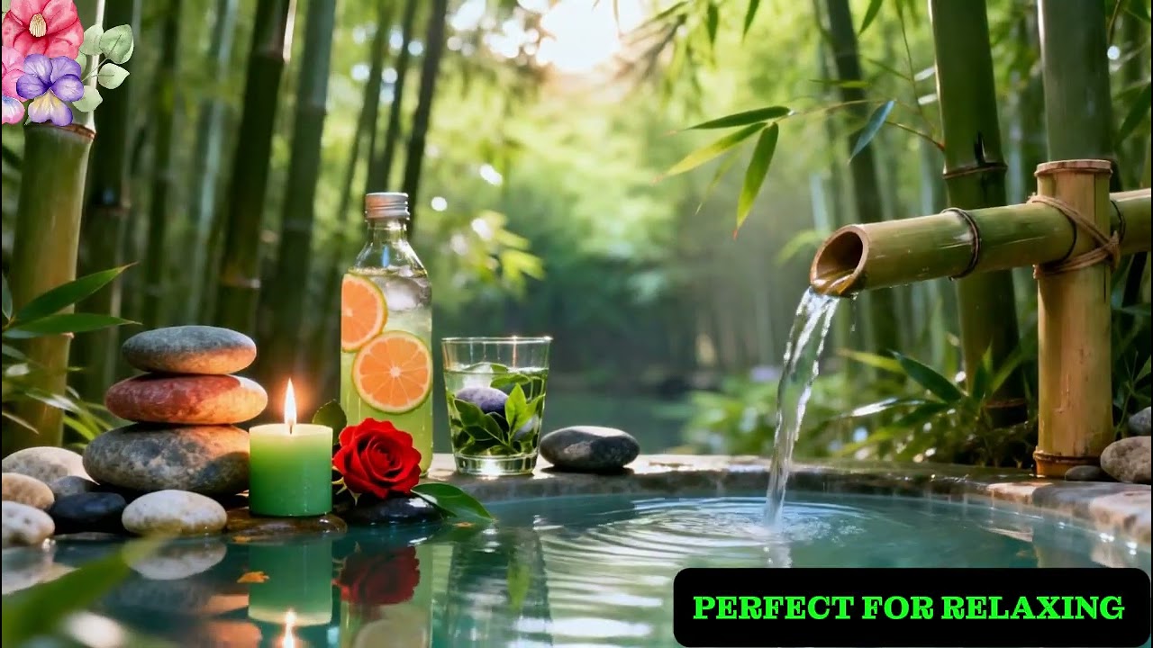 ASMR Relaxation with Soothing Water and Bird Sounds 🌿Relieves Stress, Anxiety, Depression, the Heart
