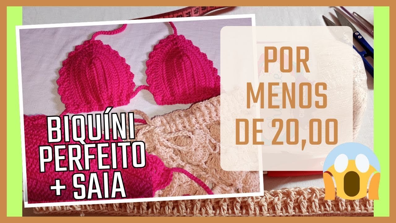 Você também acha que eu paguei barato nesse biquíni? #crochê #biquinis 