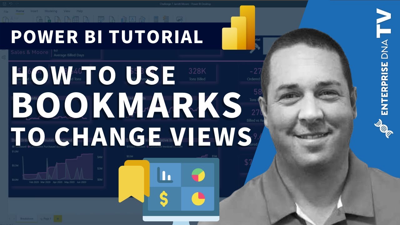 Using Bookmarks To Change Views On The Report Page In Power BI