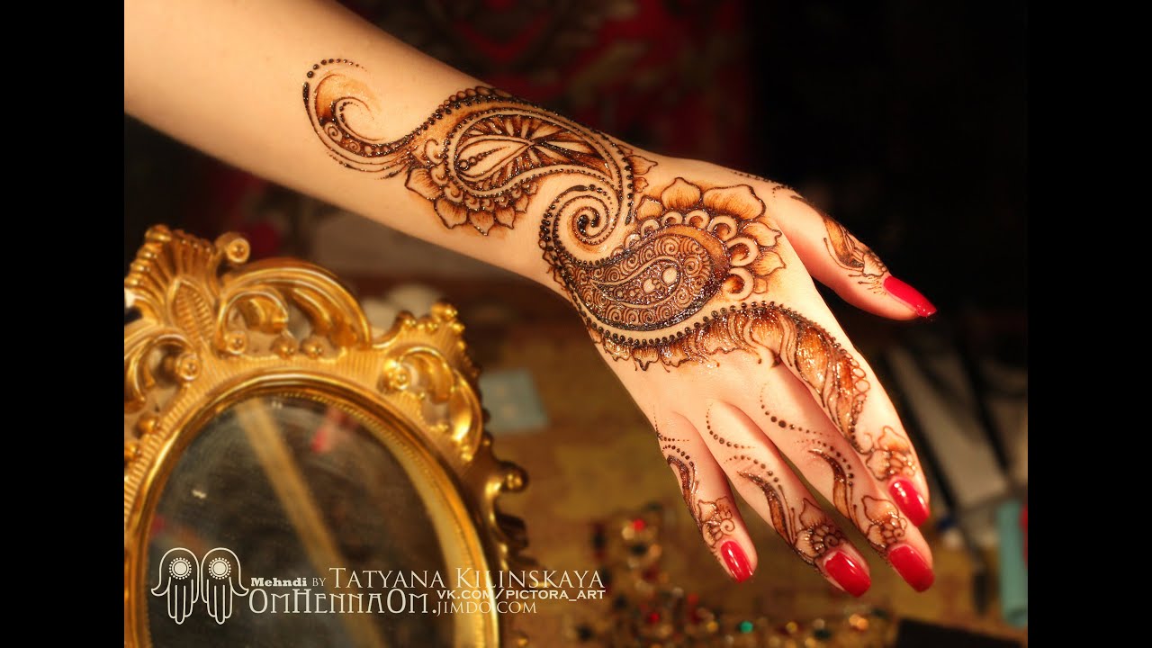 Paisley Mehndi design/Мехенди 
