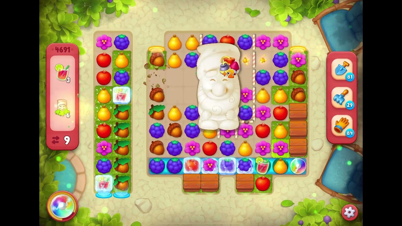 GardenScapes Level 4691 no boosters