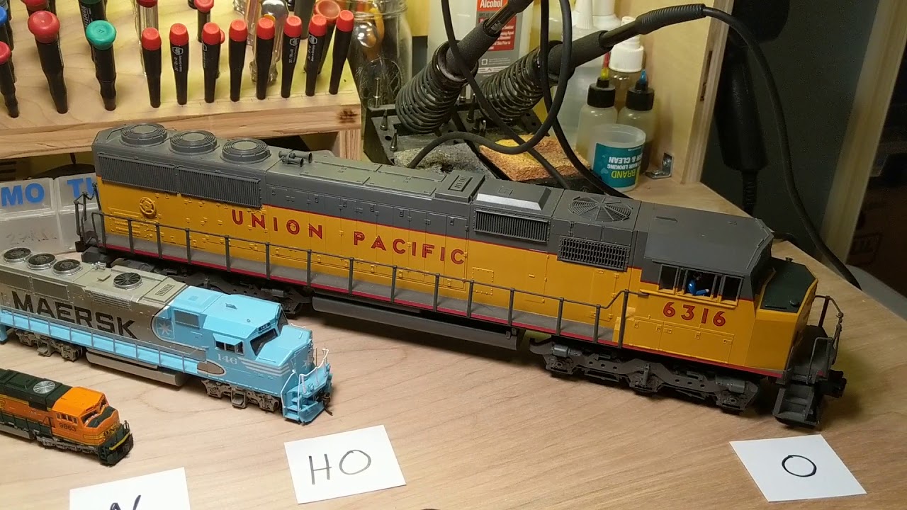 Comparing Model Railroad Gauges Z, N, HO and O