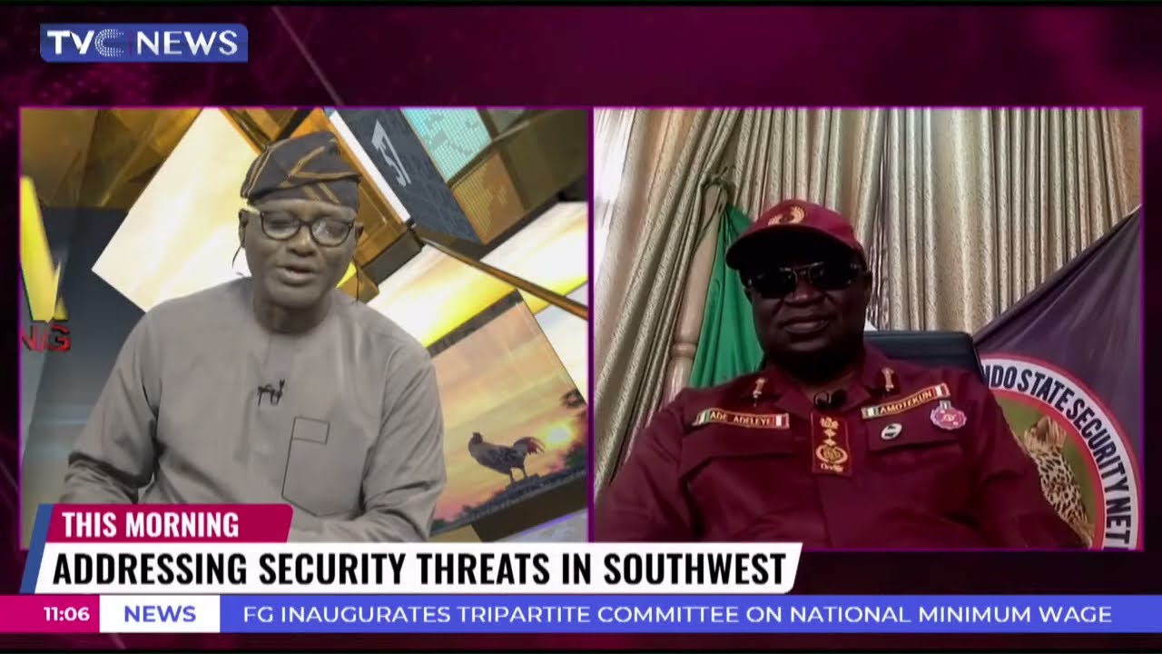 Before Amotekun Came On Board, There Were Stories Of Bank Robberies - Akogun Adetunji Adeleye
