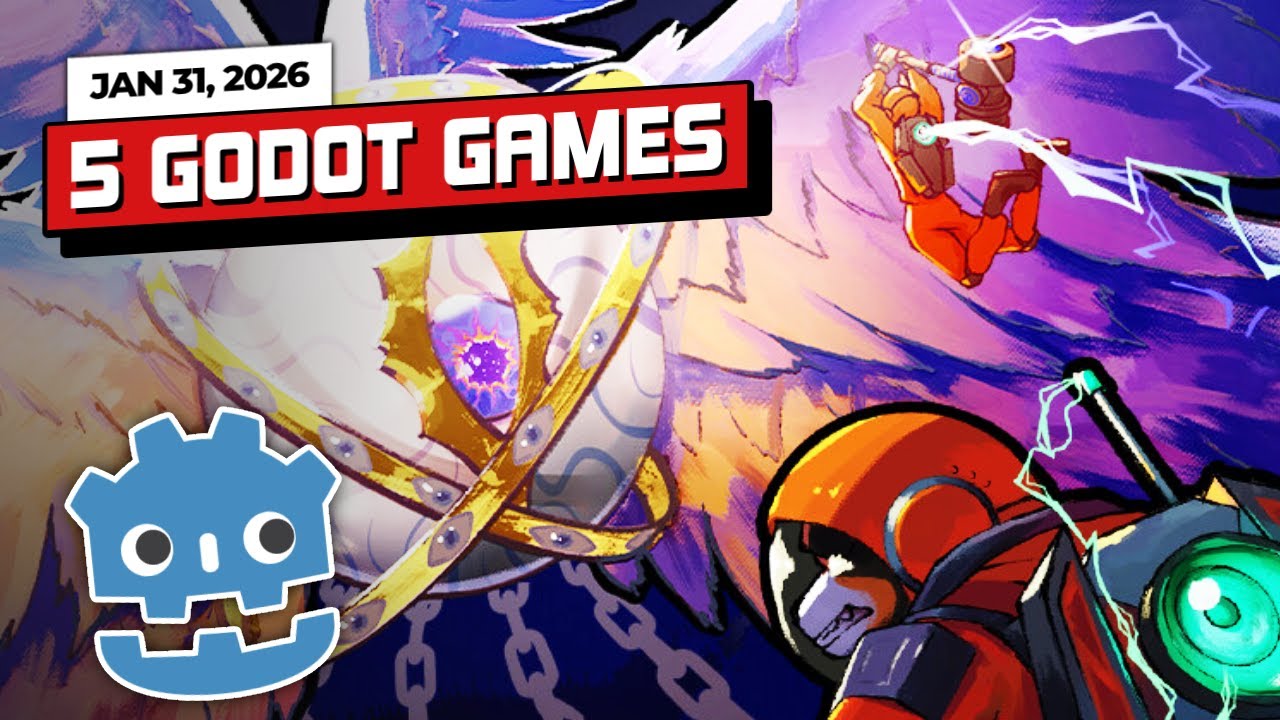 5 Games Made in Godot To Inspire You (01/30/26)