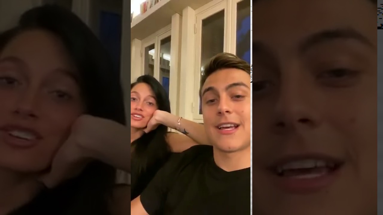 Oriana sabatini y Paulo dybala vivo de Instagram viernes 20 de marzo
