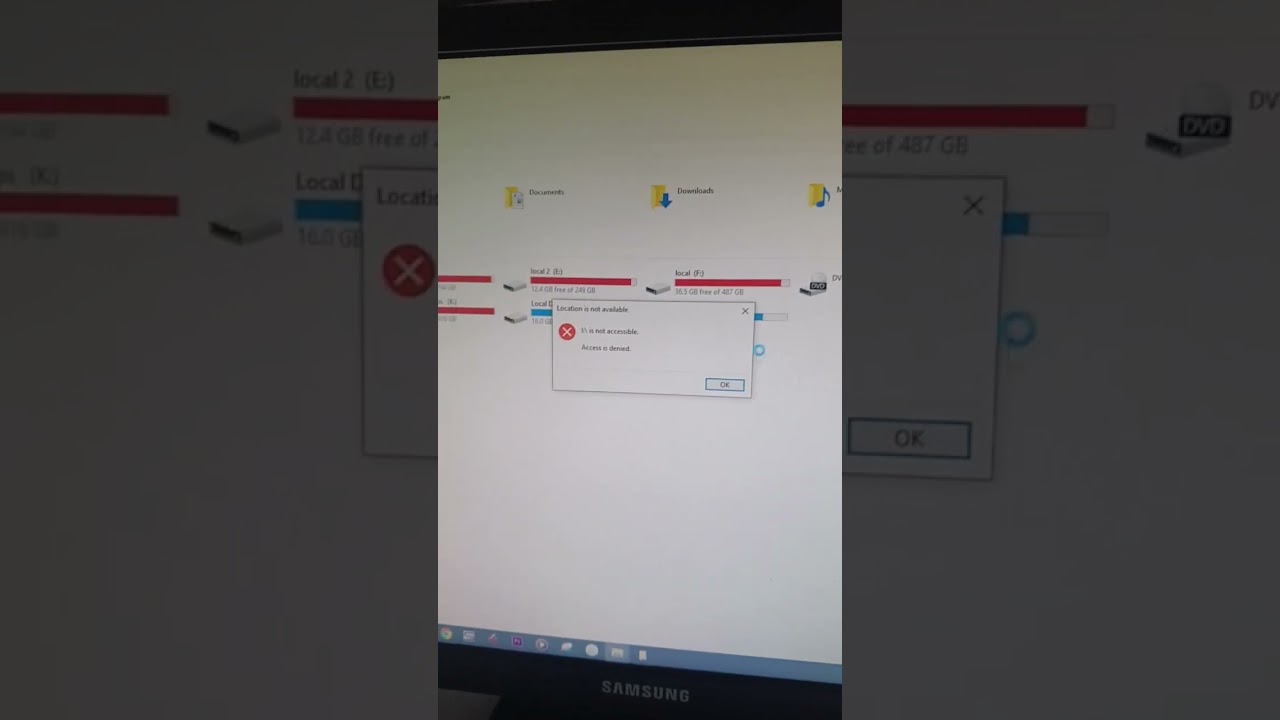 local disk I is not accessible fixed.