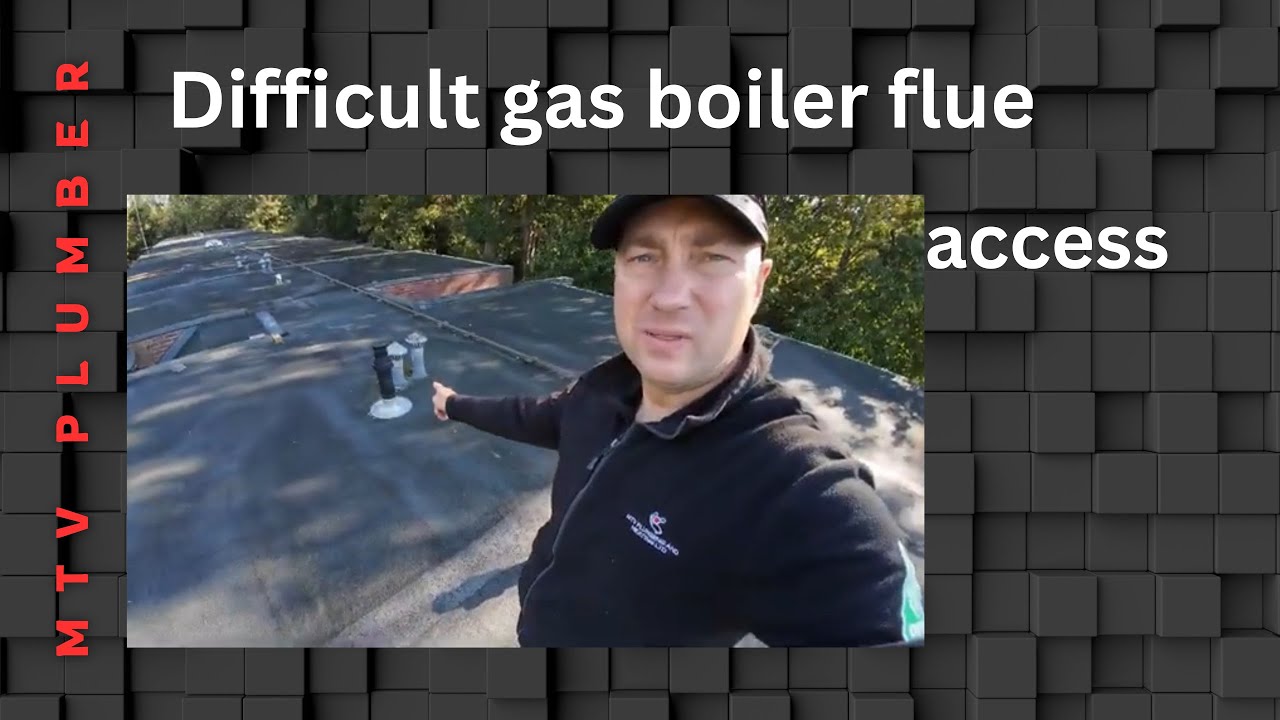 Difficult gas boiler flue access