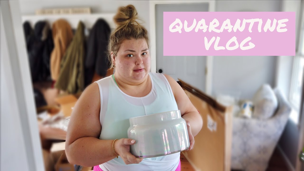 Vlog | GIANT CANDLE OMG, TV Mounting & Press On Nails!