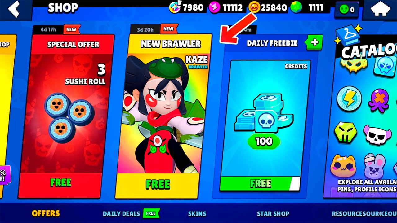 THAAAANKS!!!😍🎁- FREE BRAWLER KAZE and GIFTS | Brawl Stars