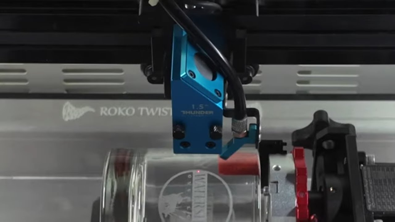 Engraving Glass on a C02 Laser? I Don't Think So. Thunder Laser BOLT.  044   4K