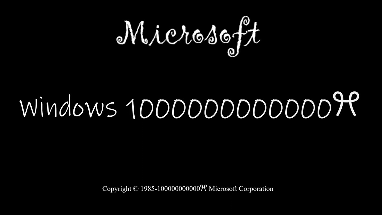 Windows ꕮ Versions