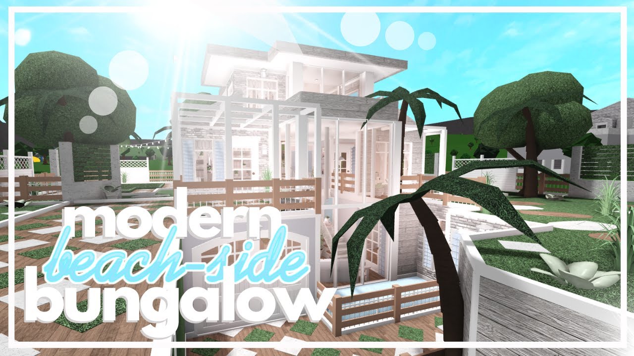 Bloxburg: Modern Beachside Bungalow | House Build
