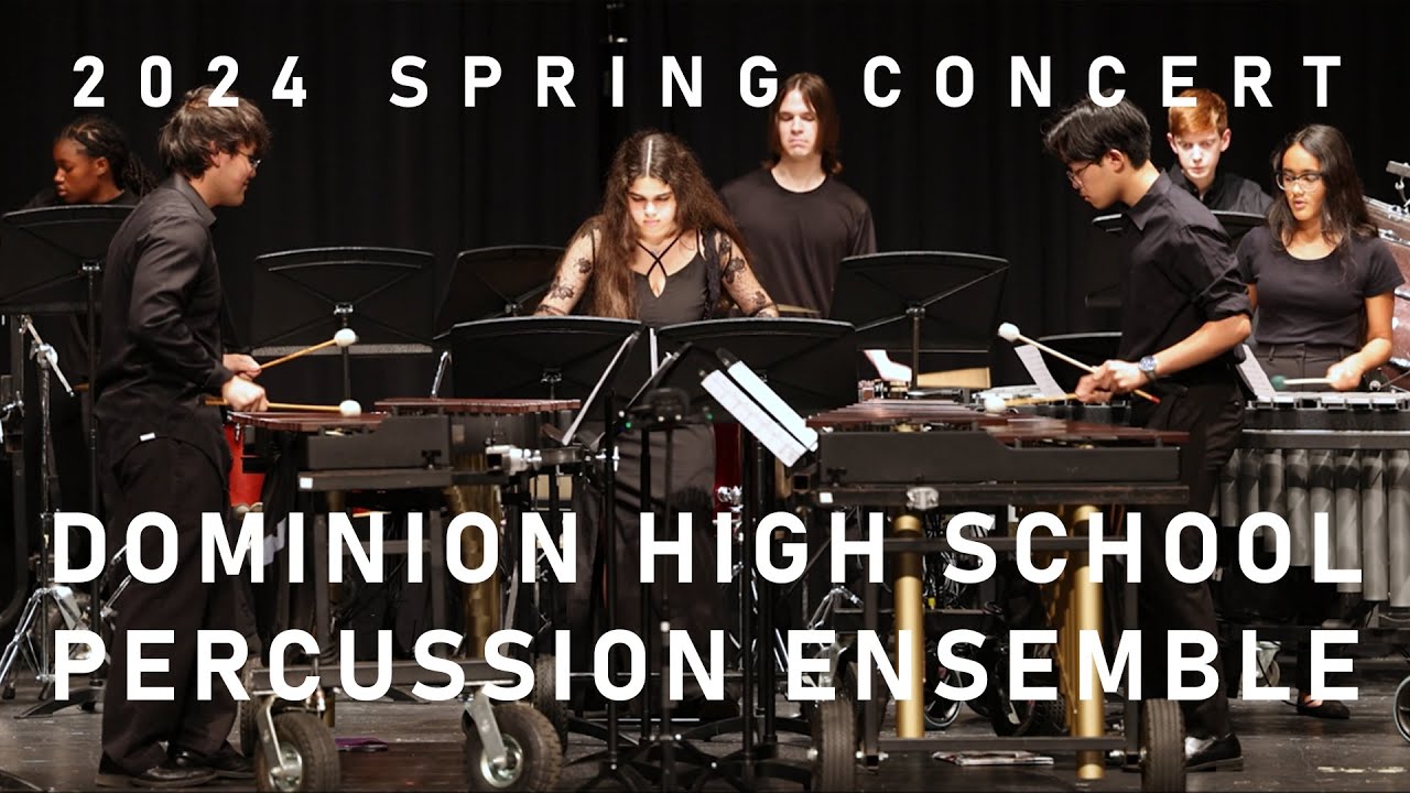 2024 Spring Concert Percussion Ensemble Perform Voyager - Dominion High School #percussion #concert