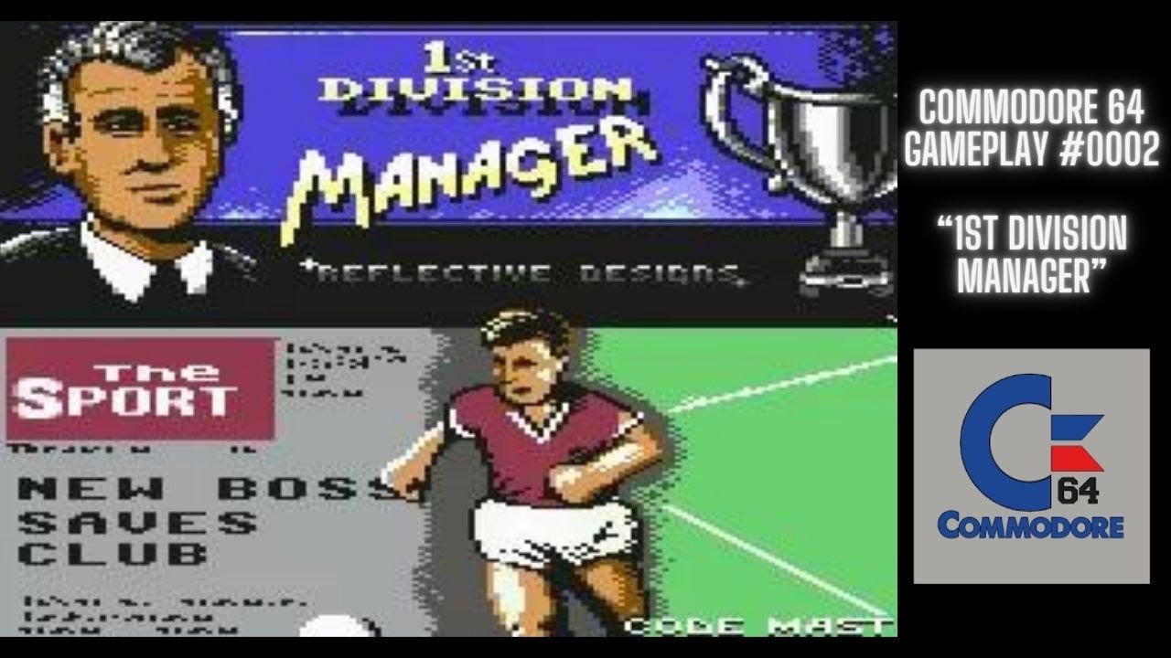 1st Division Manager (Commodore 64 / Gameplay 