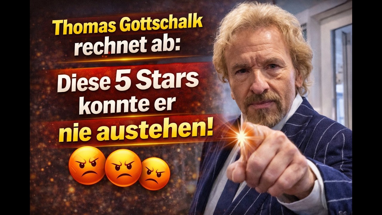 Thomas Gottschalk rechnet ab diese 5 stars konnte er nie ausstehen!