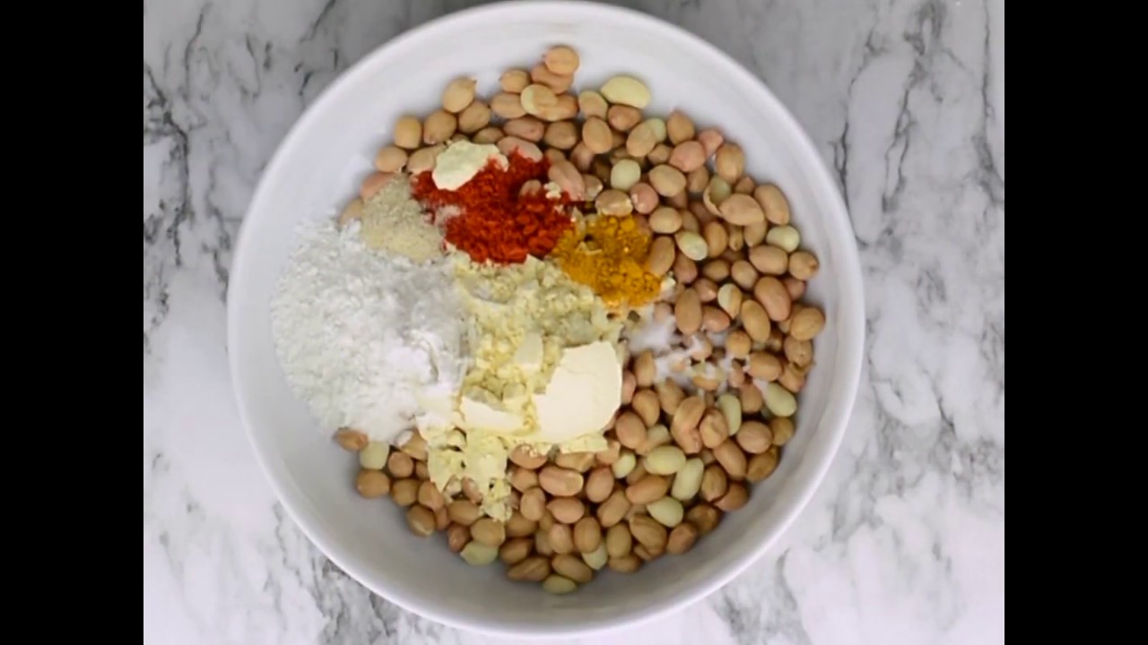 Masala Peanuts-Deep fried peanut recipe-Battered coated peanuts