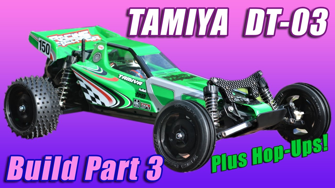 Сборка Tamiya DT03, часть 3. Отделка шасси, кузов + хоп-апы