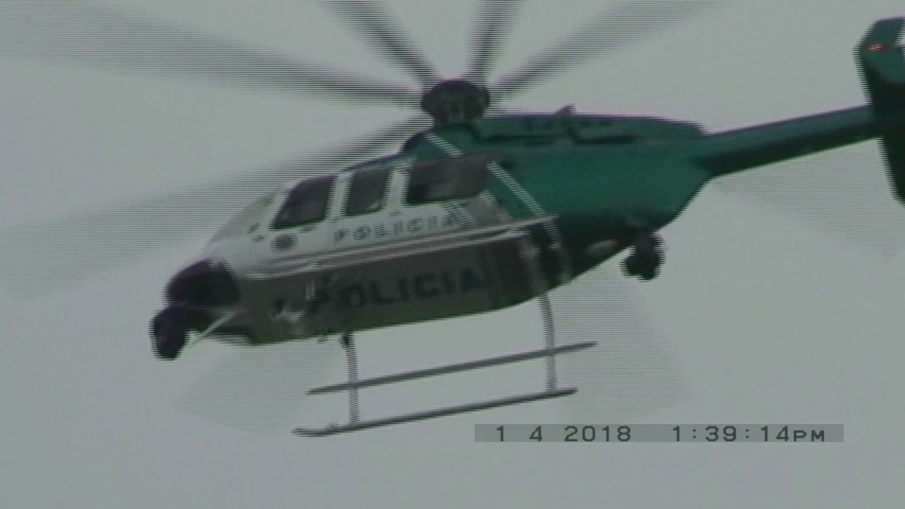 Helicóptero de la PNC (Policía Nacional De Colombia) El Halcón #bell407gxp PNC-0930 en Barranquilla