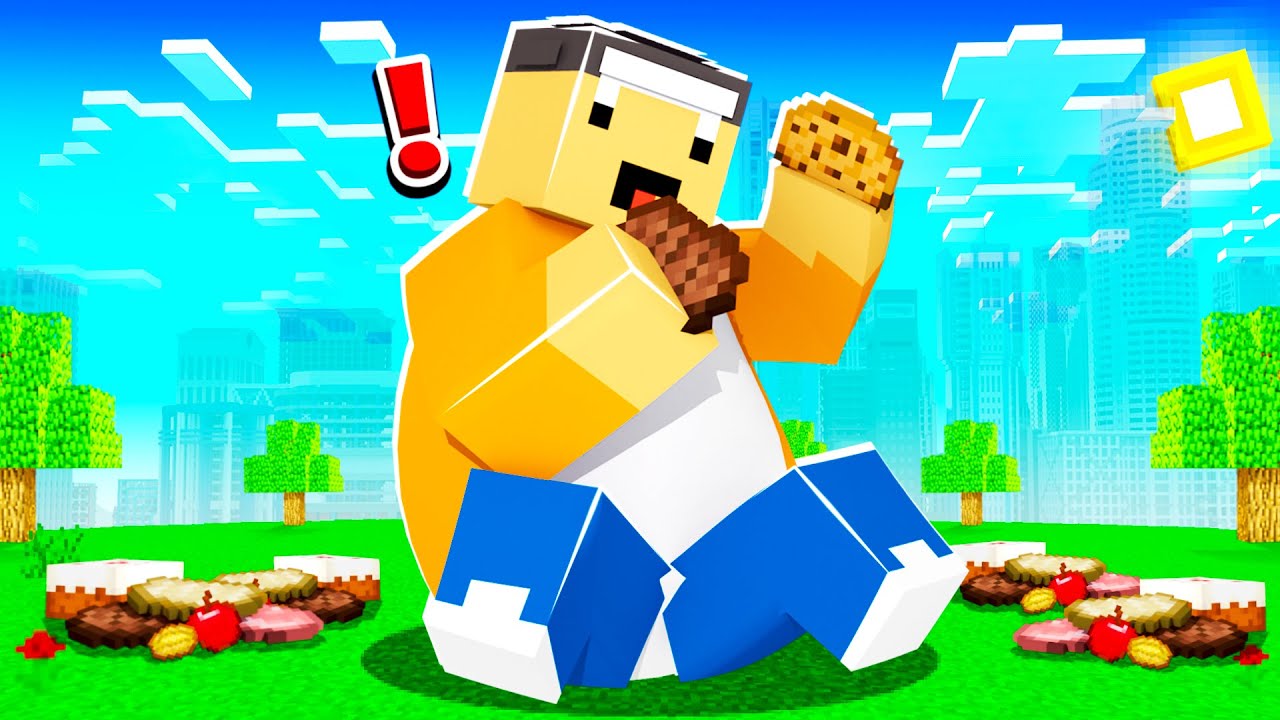 I Got REALLY FAT In Minecraft...