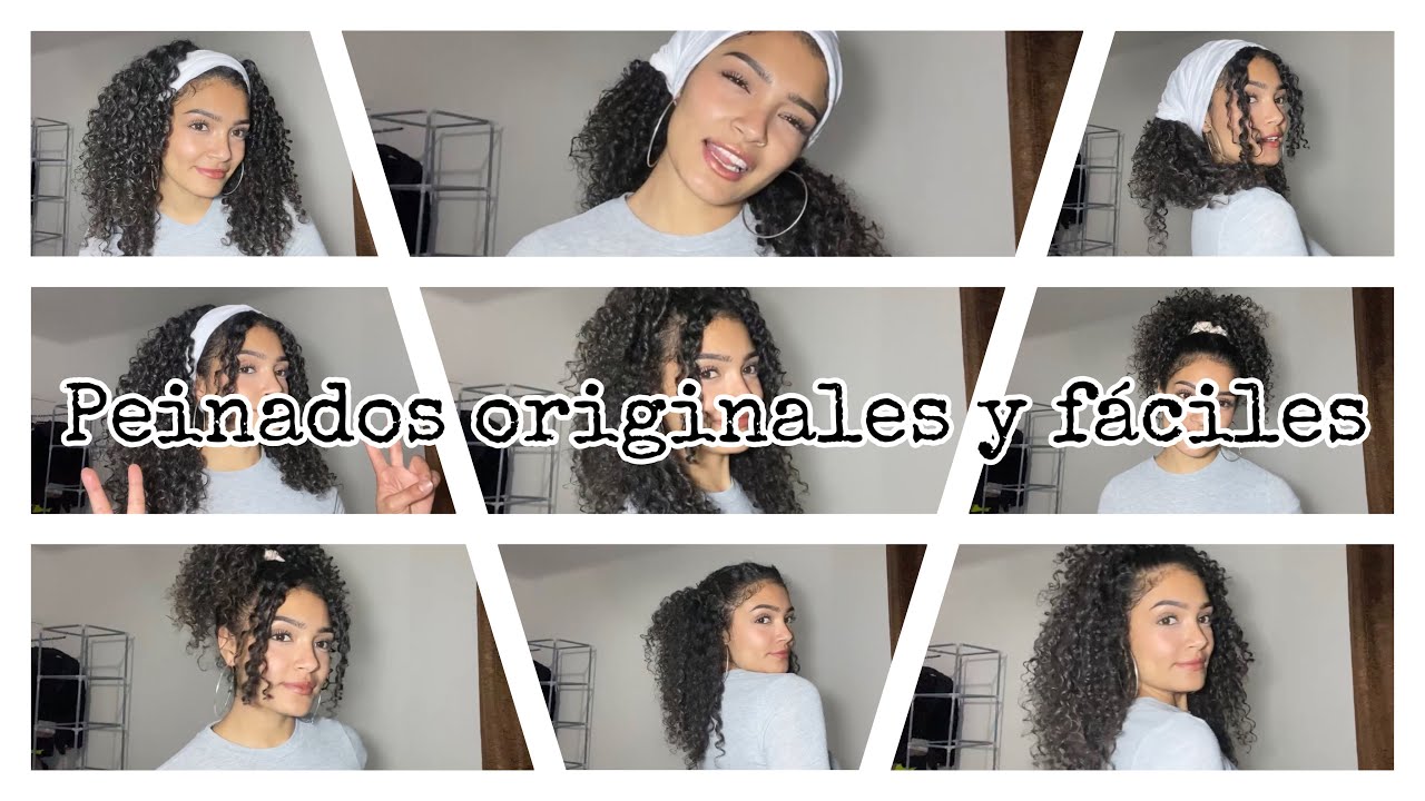 7 peinados rápidos y fáciles para cabello rizado - Nicurly