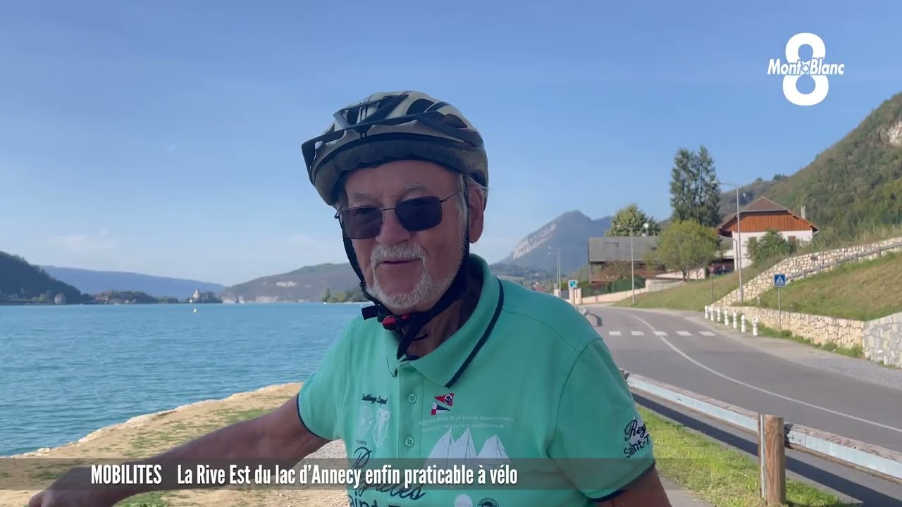 La Rive Est du lac d'Annecy enfin praticable à vélo