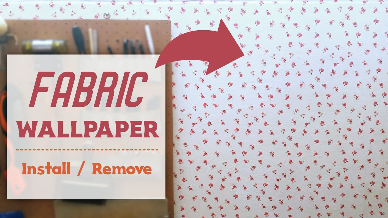 How to Install n Remove Fabric Wallpaper