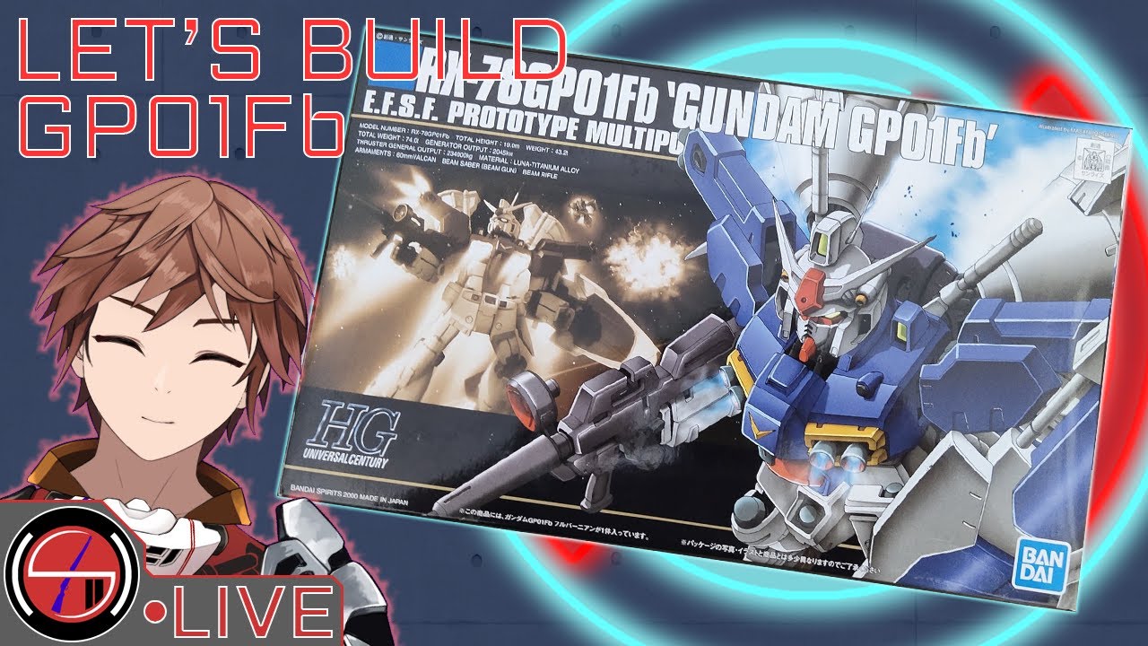 [Gunpla Building] Let's Straight Build Gundam Zephyranthes Full Burnern #VUGamers #LIVE
