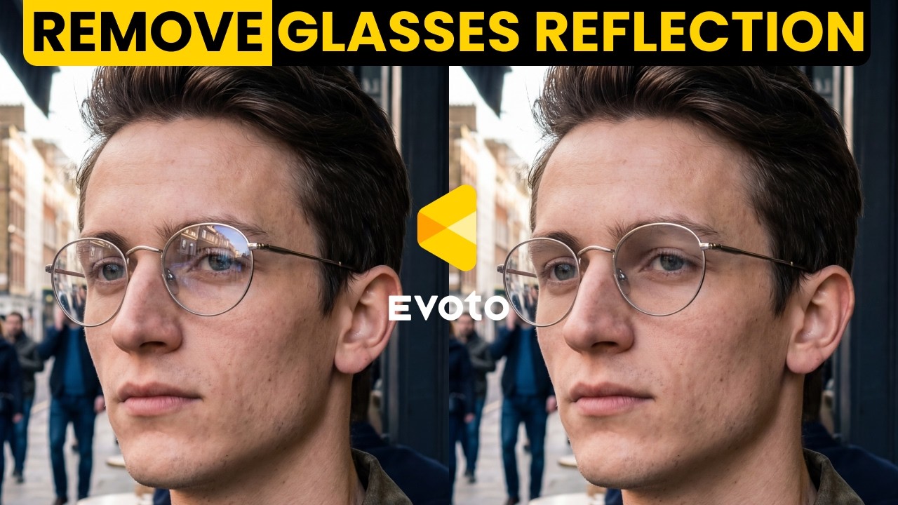 How to Remove Glasses Glare on iPhone/Android 2026 | Remove Glasses Reflection in One Click