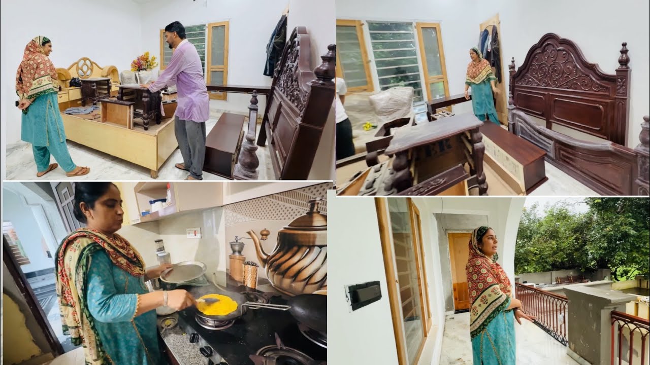 ਉੱਪਰਲੇ ਪੋਰਸ਼ਨ ਤੇ ਵੇਖੋ ਕਿਸ ਤਰਾਂ Interior ਡਜਾਇਨ ਤਿਆਰ ਕਰਨਾ || 1st floor Interior by Pind Punjab de  