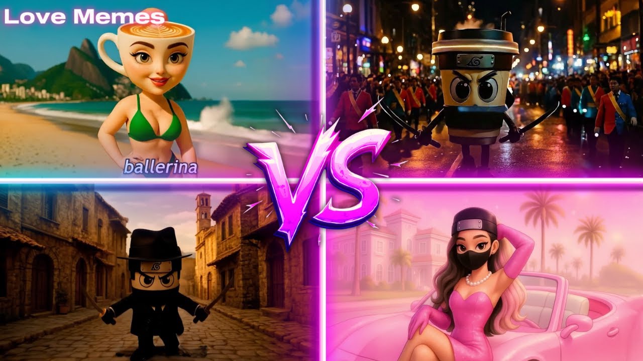 BRAINROT MAFIA 🆚 BRAINROT PARADE 🆚 BRAINROT BARBIE 🆚 BRAINROT FUNK  - Tiles Hop EDM Rush!