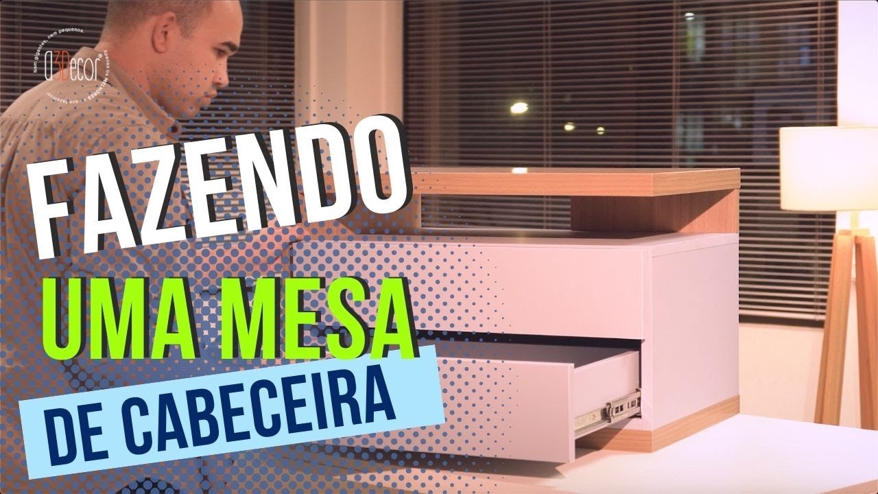 FAZENDO UM CRIADO MUDO | MAKING A NIGHSTAND | D3DECOR