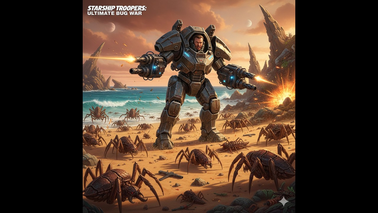 Playing Starship Troopers Ultimate Bug war Demo!