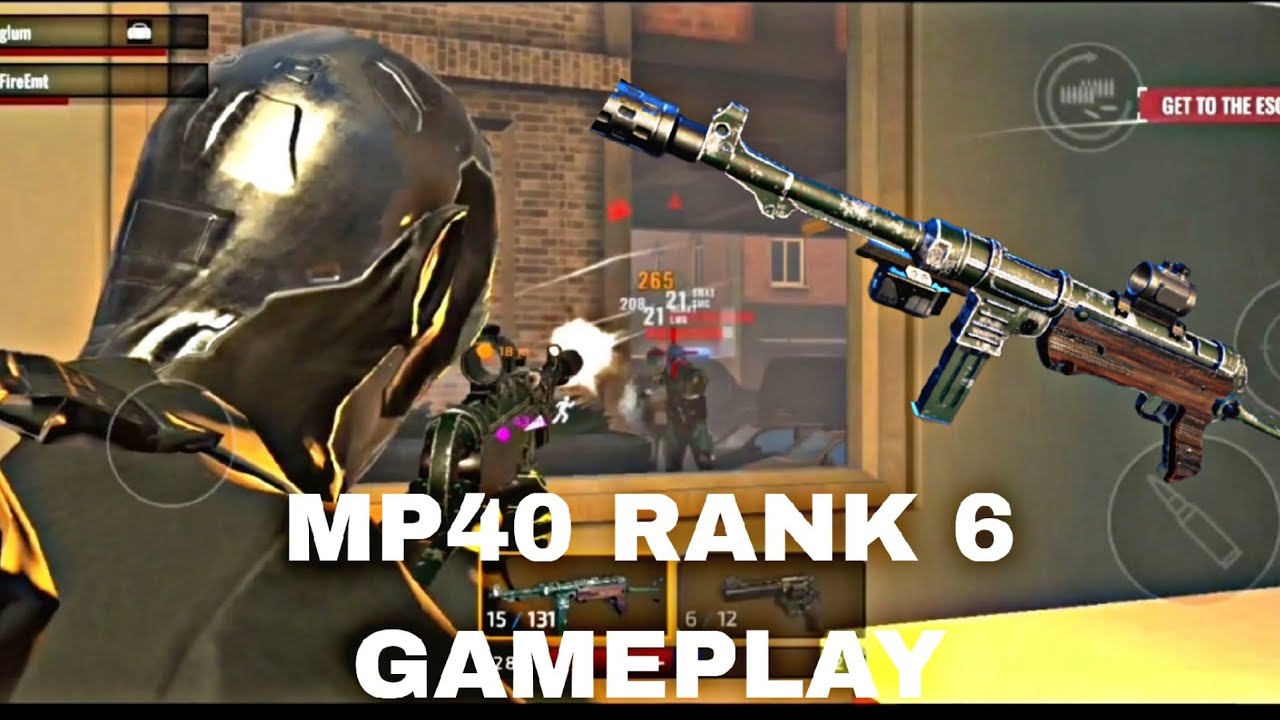 MP40 Rank 6 Gameplay / Armed Heist Gameplay Co-op Multiplayer