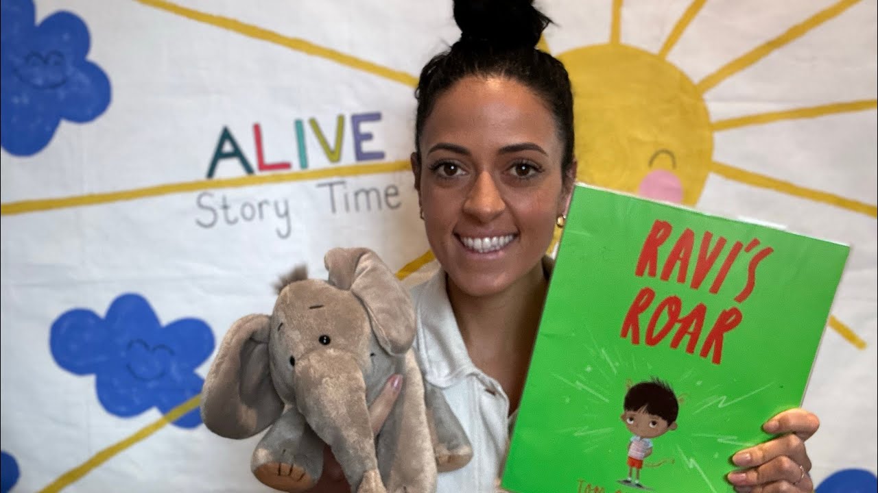 Kids Best Stories: Ravi&rsquo;s Roar - ALIVE Story Time with Miss Ferreira (read aloud)