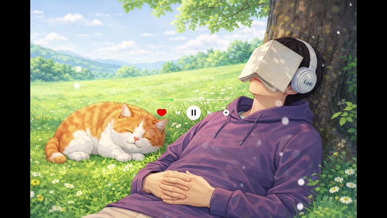 Quiet Green Fields 🌱 | Soft Lofi Beats to Slow Down Your Mind