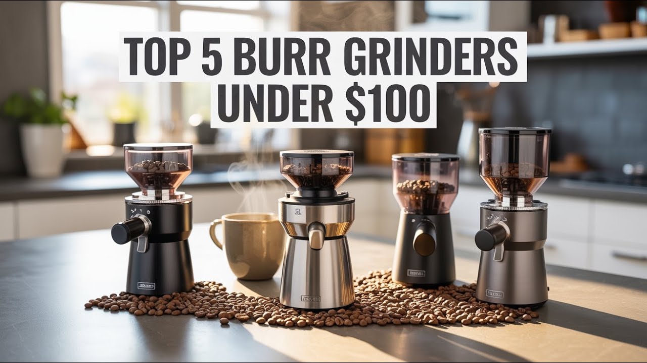 Top 5 Best Burr Coffee Grinders Under $100 in 2025 | Budget-Friendly & Powerful!