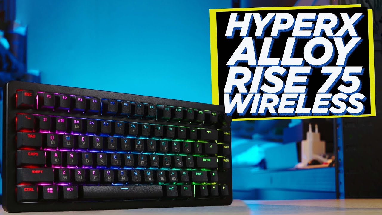 ⌨️ ЛУЧШИЕ 75%? Обзор беспроводной клавиатуры HyperX Alloy Rise 75