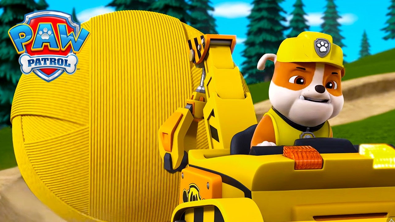 O Rubble salva os animais de uma bola de lã gigante! 🧶 | Patrulha Pata | PAW Patrol | Compilação